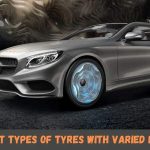 Different types of tyres with varied features