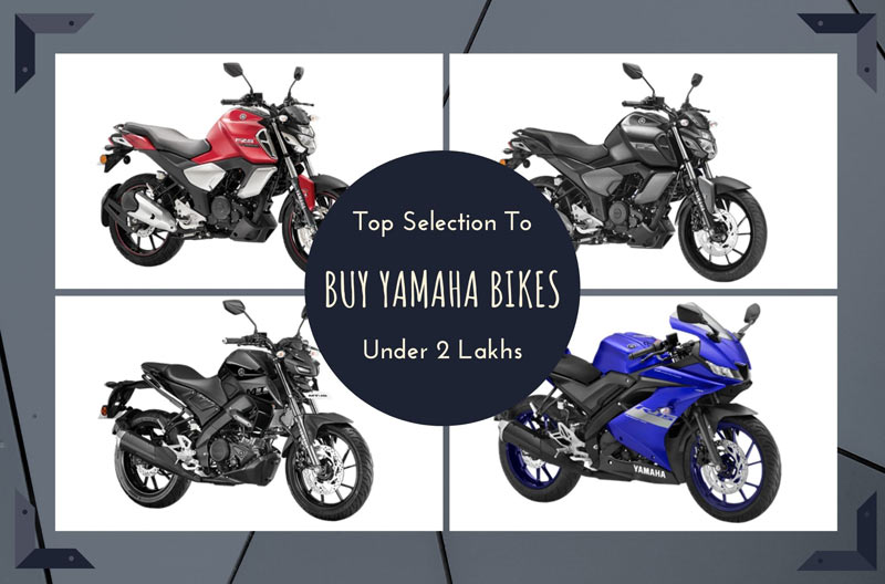 Top four selection to buy Yamaha bikes under 2 Lakhs