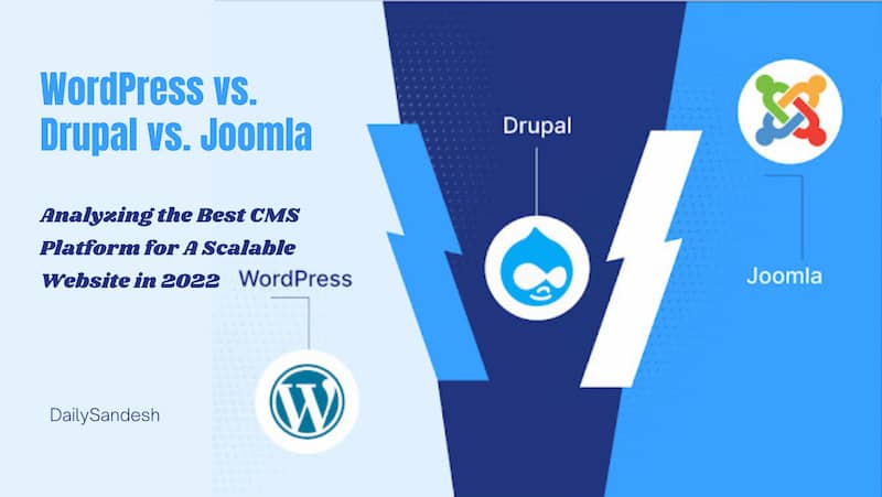 WordPress vs. Drupal vs. Joomla